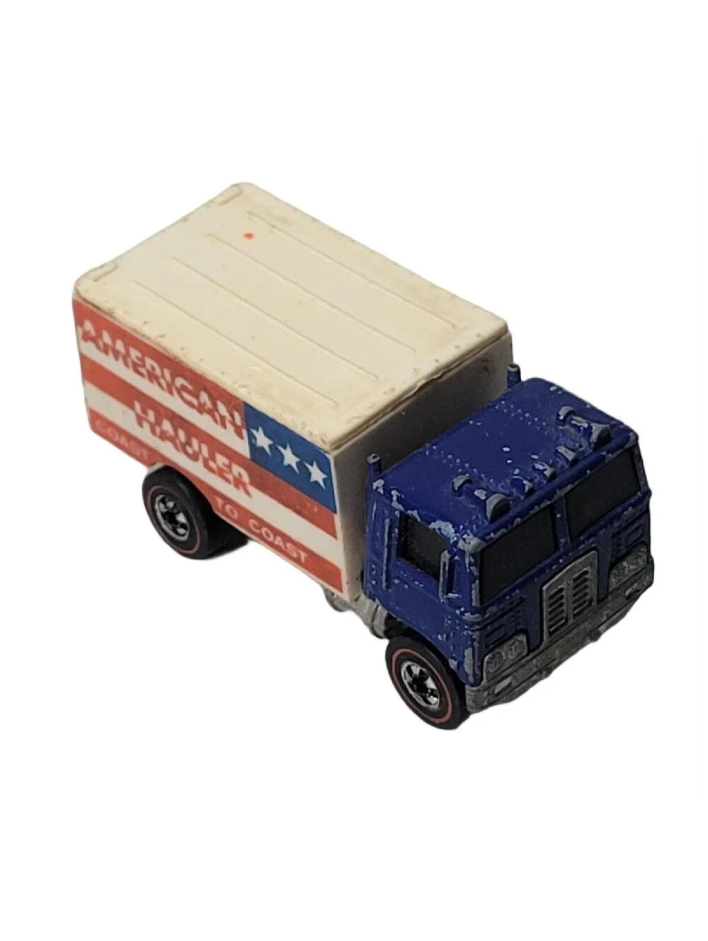 Hot Wheels Redline American Hauler Truck 1973 Blue - Made In Hong Kong